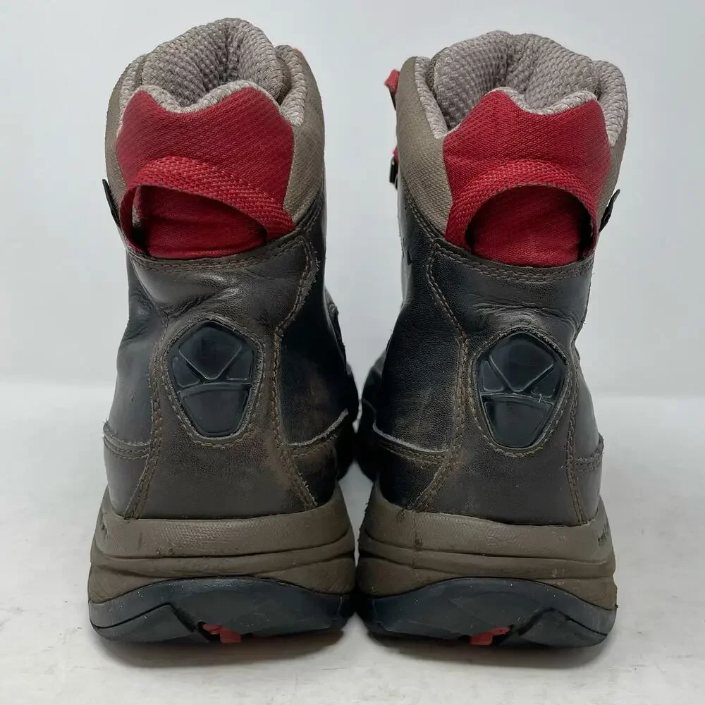 The North Face Chilkat Tech GTX Brown Leather Hiking Boots Mens Size 11